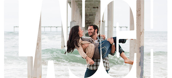 Pictures in type LAUGH